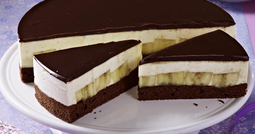 Recetas y fotos de pastel de chocolate y plátano