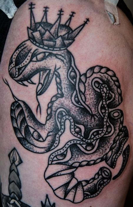 Valores de los tatuajes: serpientes y sus símbolos